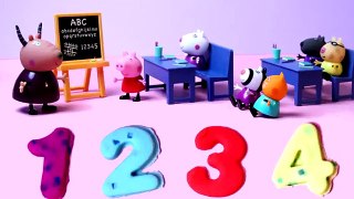 PEPPA PIG School Learn the Numbers Counting with Peppa and Friends