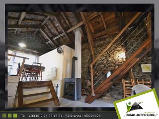 Maison A vendre Pourcharesses 80m2 + Jardin 120m2