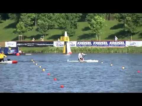 Jason McCoombs, 8th at the World Cup Canoe Sprint Poznan, Po