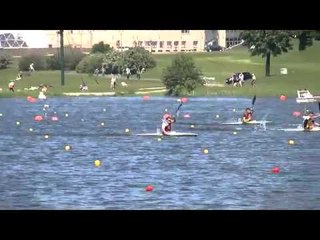 Brady Reardon, 2nd at the World Cup Canoe Sprint Poznan, Pol