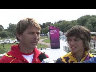 28 07 London 2012   Interview Maialen Chourraut and Xabi Etx