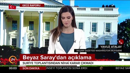 Beyaz Saray'dan ilk açıklama
