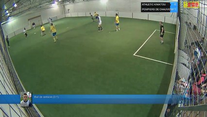 But de antoine (0-1) - ATHLETIC KINIKTOU Vs POMPIERS DE CHAUVIGNY - 12/04/18 20:00 - LIGUE 2