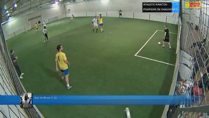 But de Brice (1-3) - ATHLETIC KINIKTOU Vs POMPIERS DE CHAUVIGNY - 12/04/18 20:00 - LIGUE 2