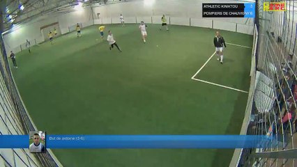But de antoine (3-6) - ATHLETIC KINIKTOU Vs POMPIERS DE CHAUVIGNY - 12/04/18 20:00 - LIGUE 2