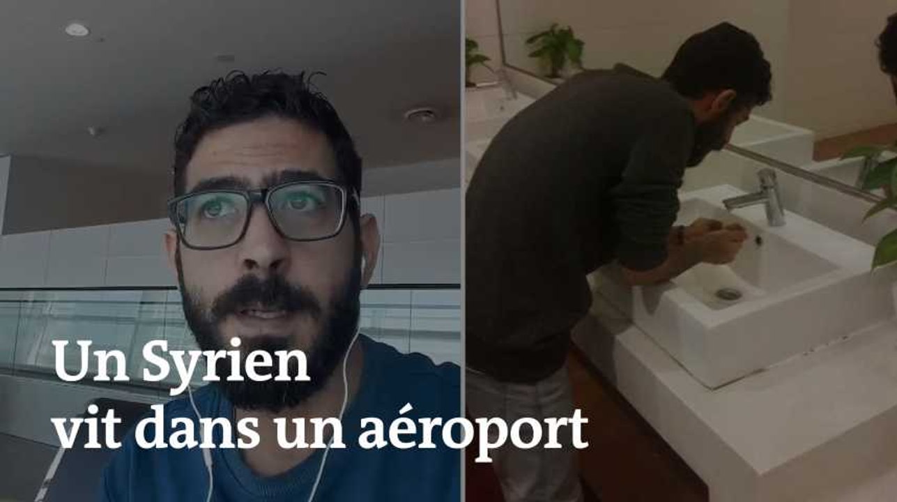 Coincé dans un aéroport depuis plus d’un mois, un Syrien raconte sa vie en zone de transit