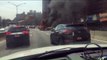 Jeep Bursts Into Flames on NYC Highway