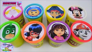 Learn Colors Nick Jr Disney Junior Umizoomi PJ Masks Dora Gekko Surprise Egg and Toy Collector SETC