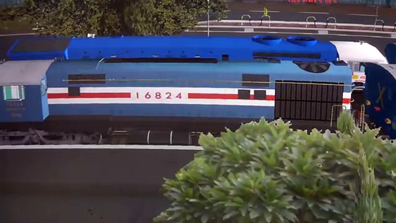 MSTS Indian Railways - Avadh Assam Express with WDP4B