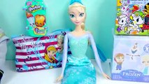 Blind Bag Surprises Unicorno, Frozen Disney Mystery Minis, Shopkins Season 3 with Queen Elsa & Hans