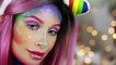 Rainbow + Dark Unicorn Halloween Makeup Tutorial | Nicol Concilio