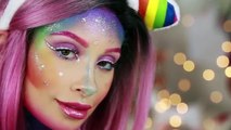 Rainbow   Dark Unicorn Halloween Makeup Tutorial | Nicol Concilio