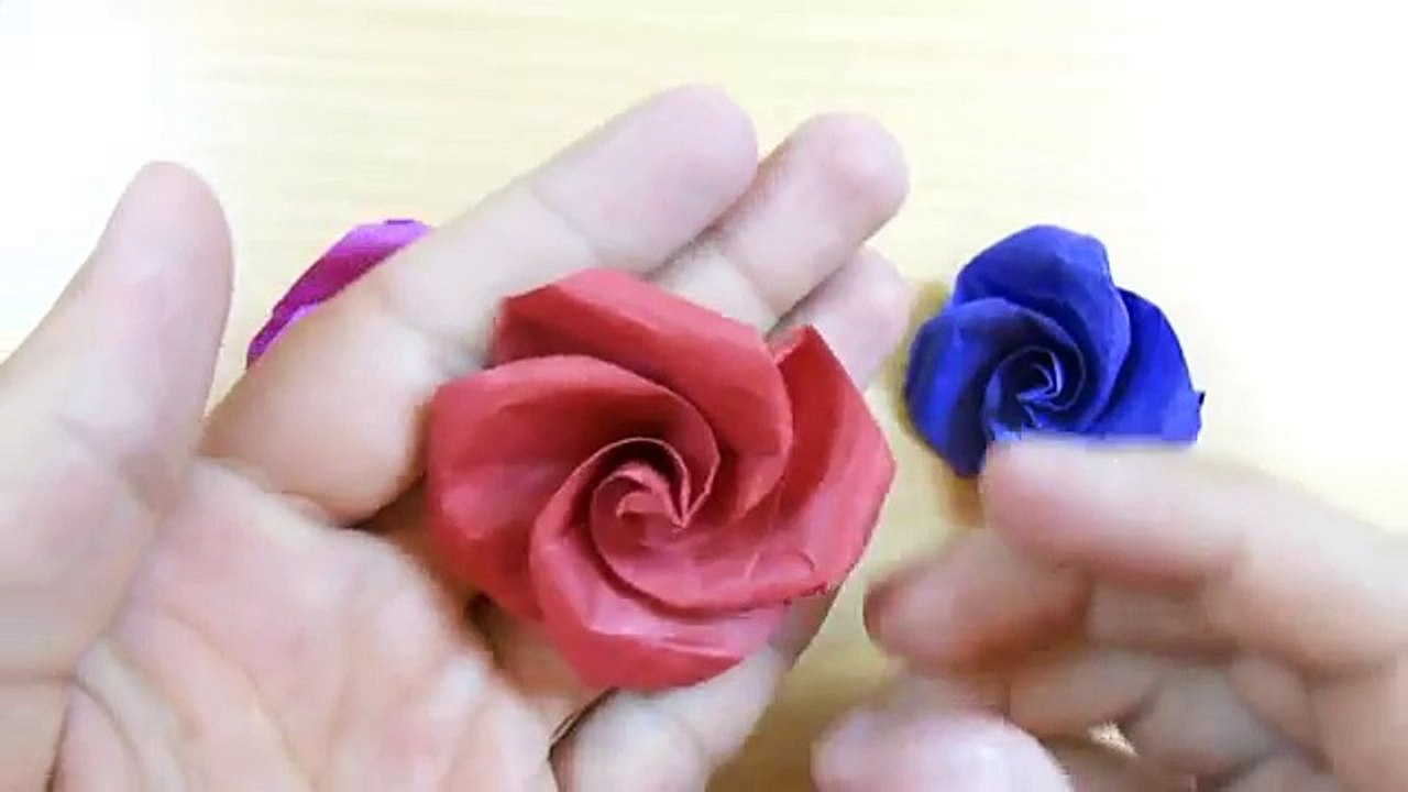 How to make a paper Rose?