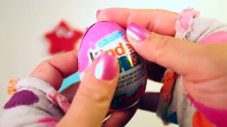 Surprise Eggs play doh Kinder Surprise Shopkins Paw Patrol and learn to make Play Doh stars