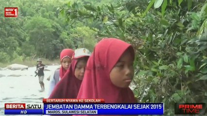 Nyawa Jadi Taruhan Anak-Anak Ini Demi Sekolah di Kabupaten Maros