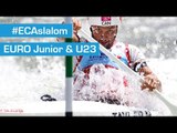 REPLAY : JR K1M C1M C1W HEATS - 2015 ECA JR & U23 Canoe Slalom Championships