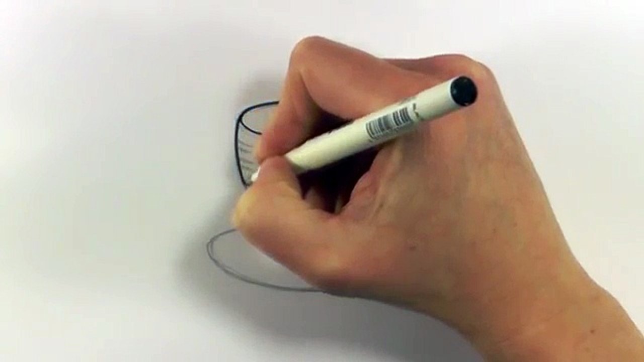 How to Draw a Cartoon Tea Cup and Saucer