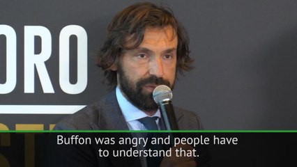 Descargar video: Pirlo sympathises with Buffon red card