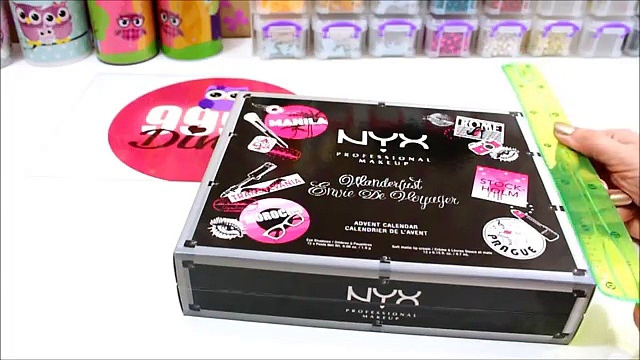 NYX Adventskalender | 24 Adventskalender Türchen öffnen | 9999 Dinge