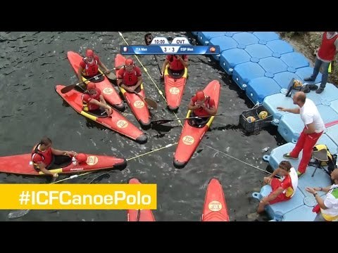 Men Bronze Match- Spain vs Italy | Canoe Polo World Championships 2014