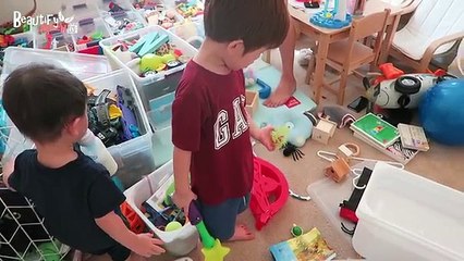 HAPPY JULY 4th~!!! Organizing Toys + Fireworks!