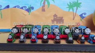 Swimming Pool Plunge - Thomas & Friends Trackmaster Worlds Strongest Engine