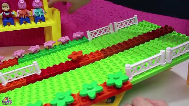 Peppa Pig And George Racetrack With Stands ◕ ‿ ◕ Peppa Pig Toys For Kids