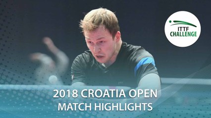 2018 Croatia Open Highlights I Adrian Crisan vs Benedikt Duda (R64)