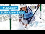 REPLAY : U23 HEATS K1M C1M C1W - 2015 ECA JR & U23 Canoe Slalom Championships