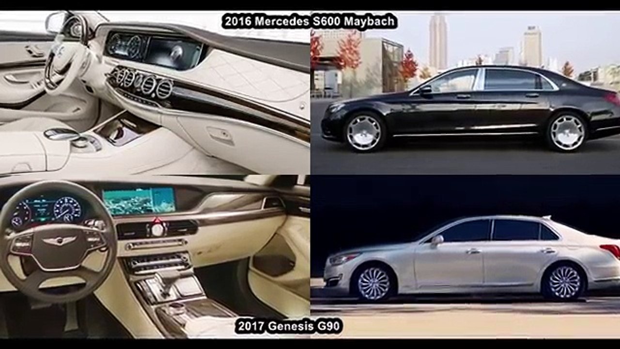 2017 Genesis G90 Vs 2016 Mercedes S600 Maybach (S-Class) - interior Exterior and Drive