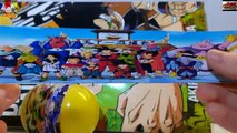 Three Dragon Ball Surprise Egg opening with DBZ Comic Book Son Goku Gohan Buu