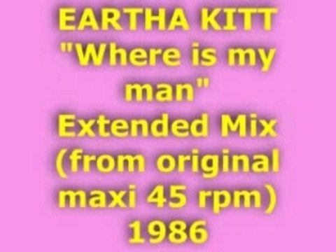 EARTHA KITT Where is my man Maxi 45 rpm