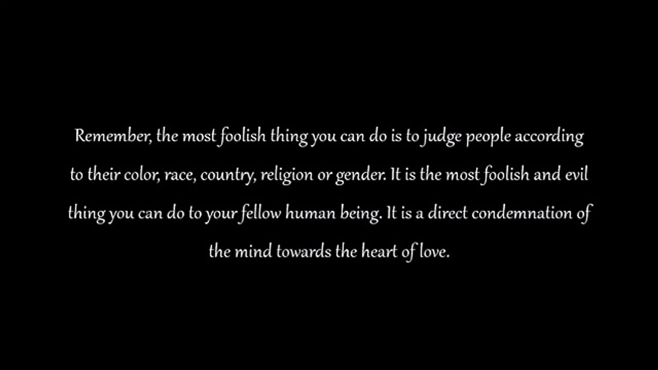 The Most Foolish Thing You Can Do