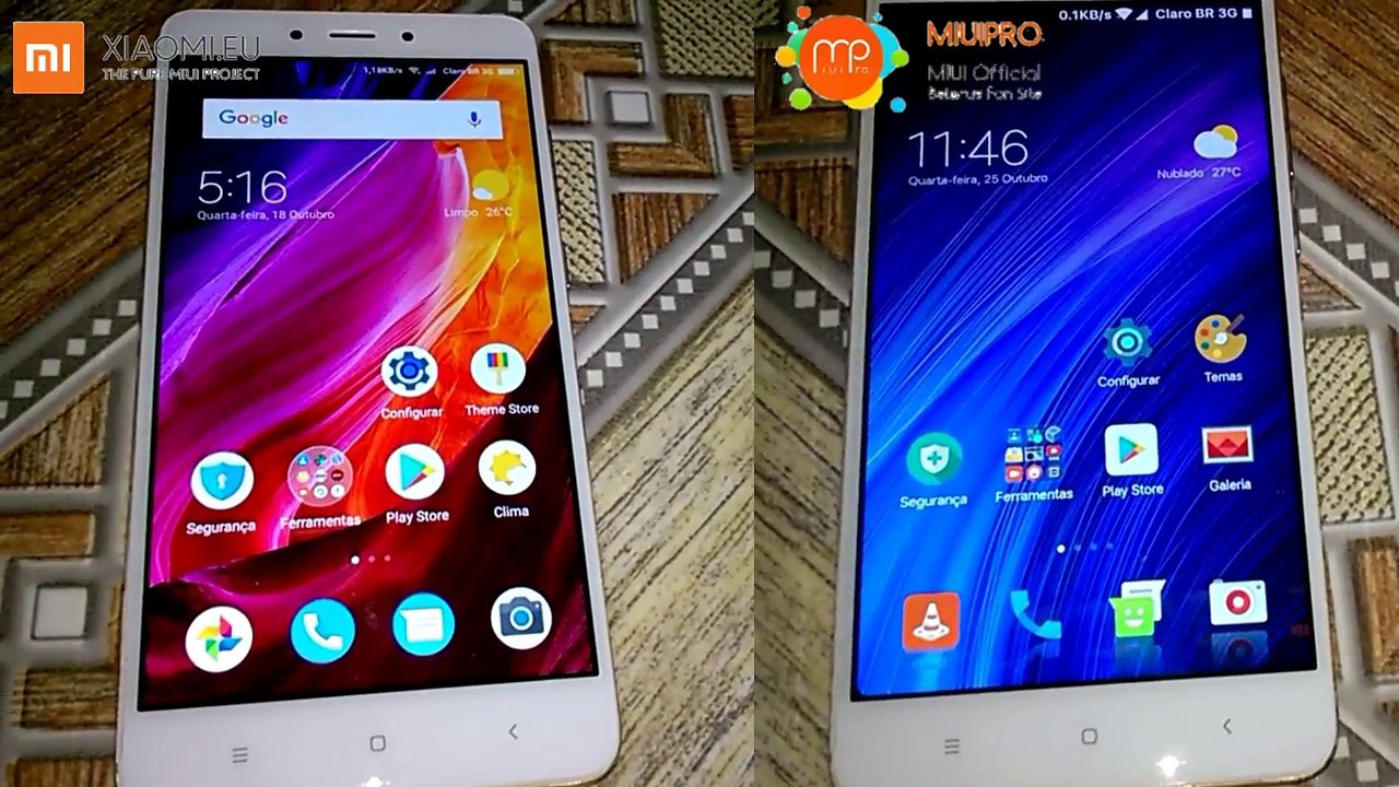 XIAOMI.EU V.S MIUIPRO - XIAOMI REDMI NOTE 4 MTK