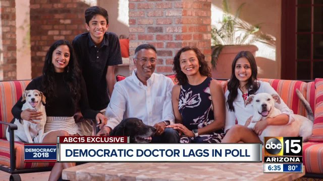 Democratic candidate behind in Arizona congressional race according to new poll