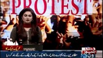 Karachi Tehreek-i-Labbaik Ka Numaish Chowrangi Per Dharna
