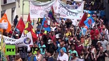 Protestas en Austria contra el club Bilderberg
