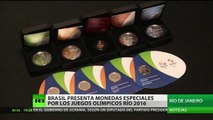 Brasil presenta monedas especiales por los Juegos Olímpicos Río 2016