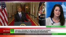 Obama promete reducir deportaciones de los inmigrantes y reforzar las fronteras