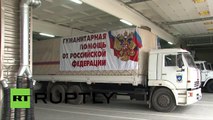 Así prepara Rusia el quinto convoy de ayuda humanitaria para Ucrania