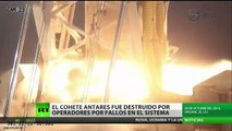 NASA: Antares explotó al activarse el programa de autodestrucción