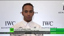 Lewis Hamilton habla en exclusiva con RT sobre el Gran Premio de Rusia de Fórmula 1