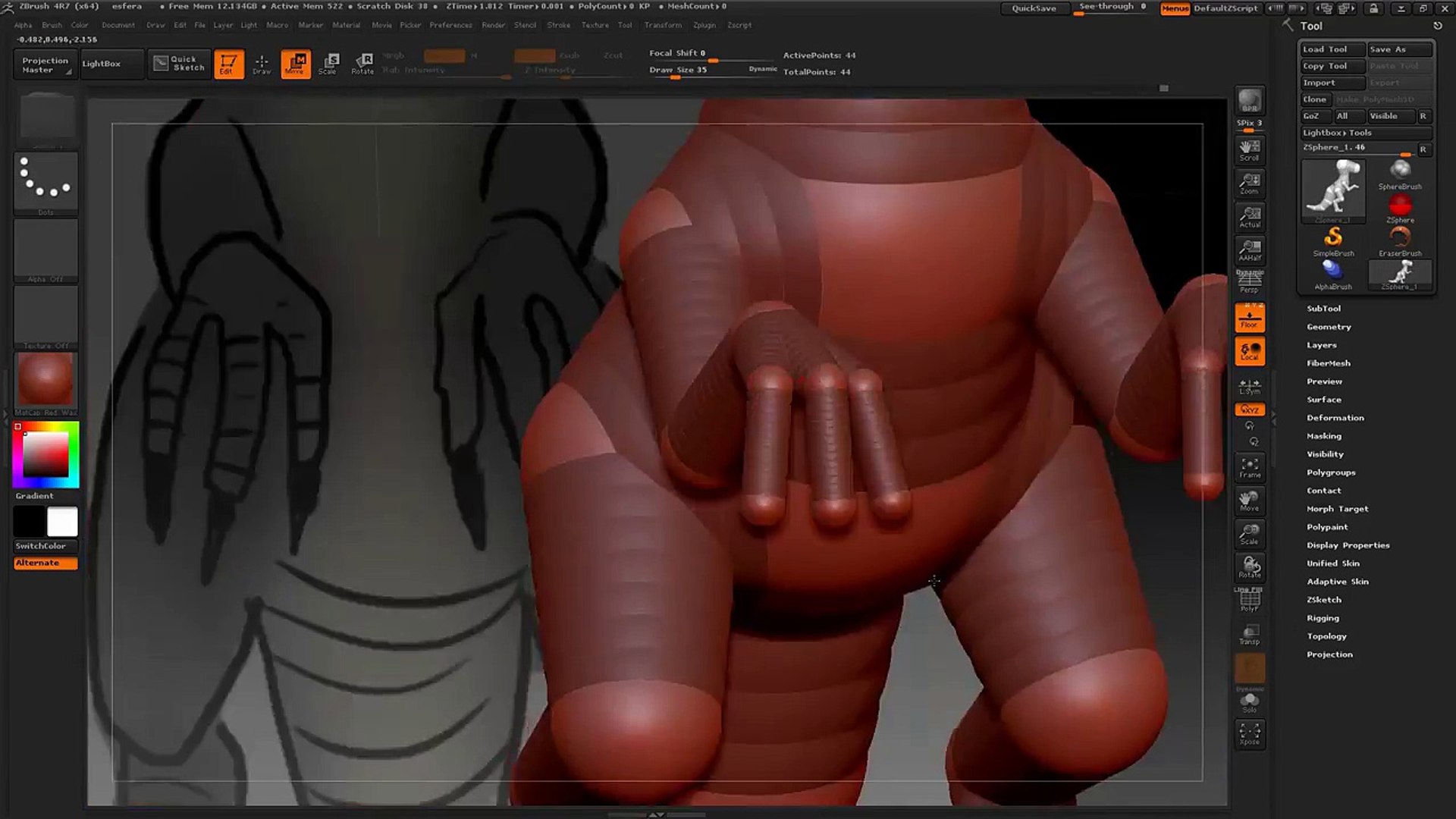 ⁣Crea a velociraptor blue en ZBRUSH - Curso GRATIS