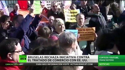 "Negociaciones de tratado de Bruselas con EE.UU. son poco democráticas"