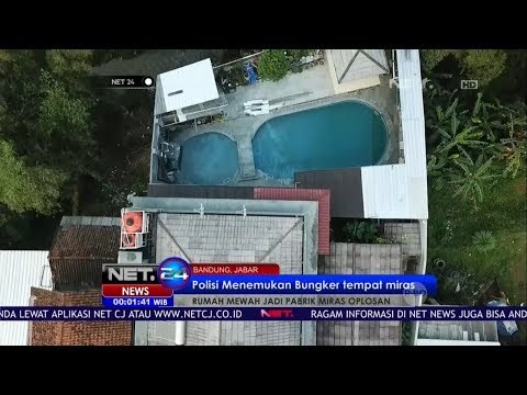 Rumah Mewah Memproduksi Miras Oplosan di Gerebek NET24