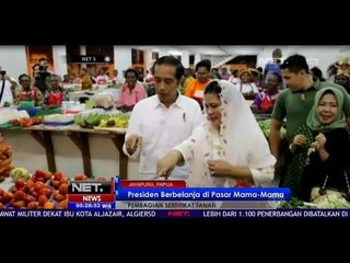 Presiden Berbelanja Di Pasar Mama mama, Jayapura NET5