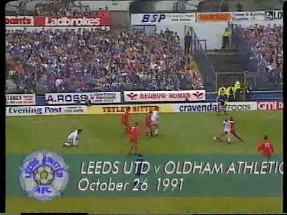 Leeds United - Oldham Athletic 26-10-1991 Division One