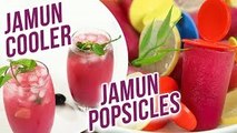 Jamun Cooler Recipe | Jamun Popsicles Recipe | Java Plum Recipes | Summer Special | Varun Inamdar