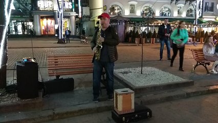 Odessa - Saxophonist Plays at 12 Apr 2018