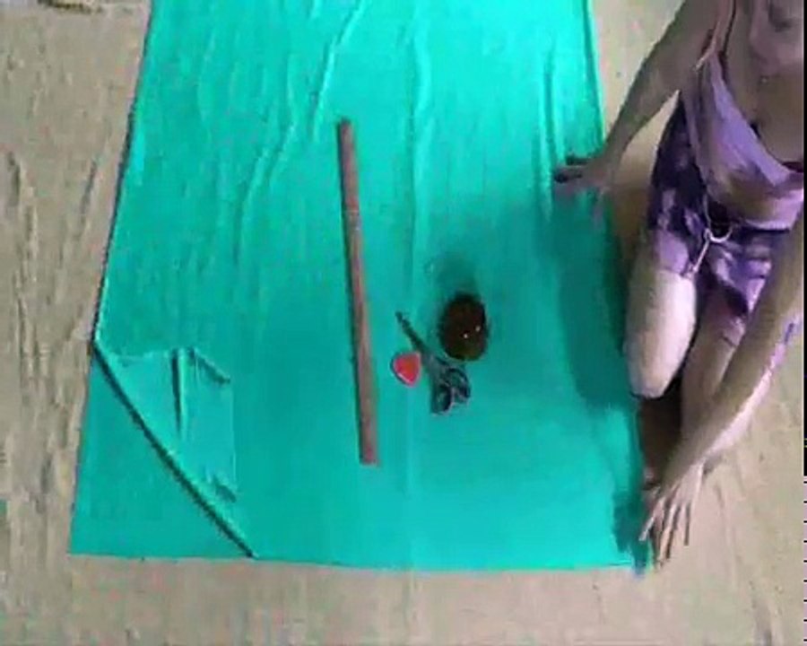 Como fazer Vestido longo sem costura, rápido e fácil